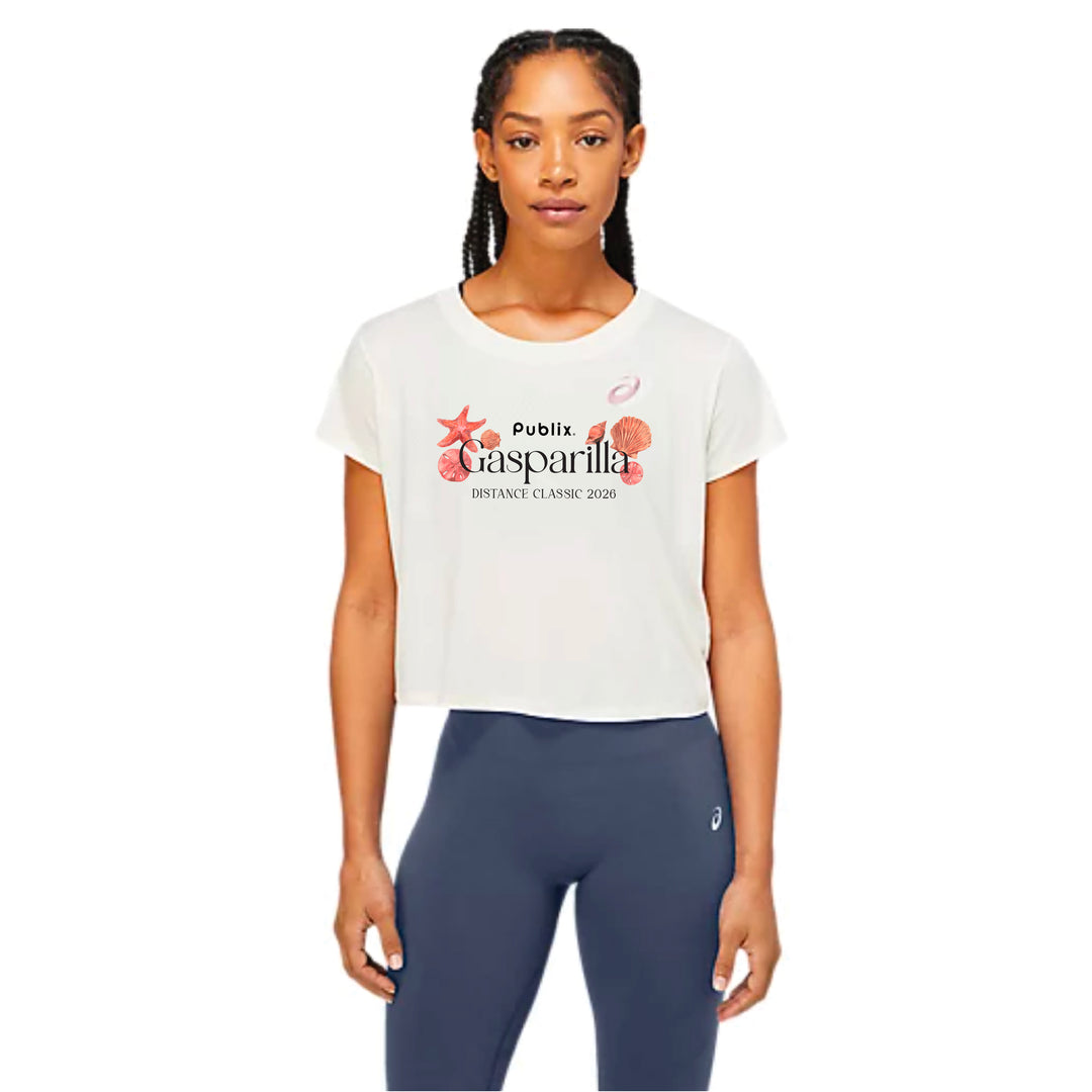 Gasparilla 2026 - ASICS Women's Nagare Short Sleeve Tee Birch (2012c097) (FC: GAS-29, GAS-31)