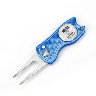 Wheaton Athletics - Herramienta para quitar hoyos de golf de color azul 
