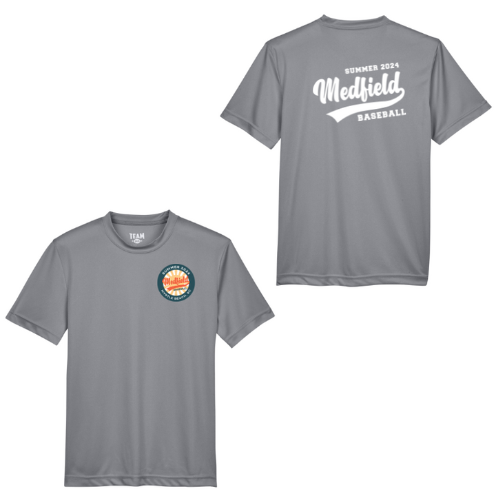 Medfield Baseball 12U - Youth Zone Performance T-Shirt (TT11Y)