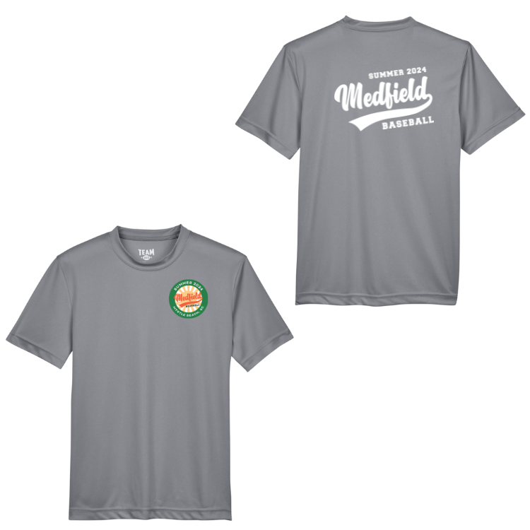 Camiseta de rendimiento para jóvenes de Medfield Baseball 12U (TT11Y)