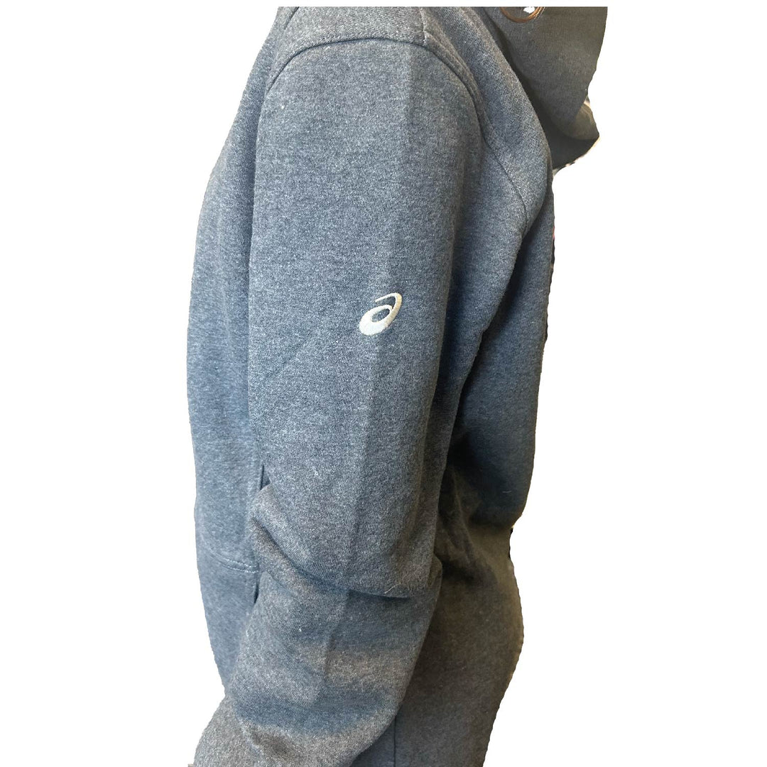 Asics Unisex Falmouth Road Race 2024 Finisher Sunday Sana Fleece Hoodie Dark Heather Grey (2033B739) FRR34 (POS)