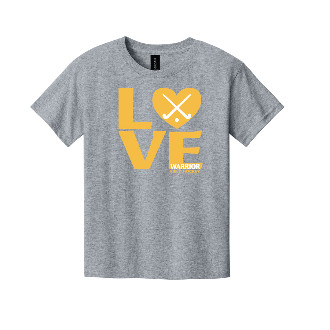 Warrior Field Hockey - Youth Unisex Light Cotton Tee - Sport Grey (3000B)