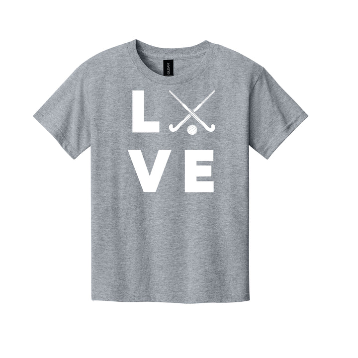 Warrior Field Hockey - Youth Unisex Light Cotton Tee - Sport Grey (3000B)