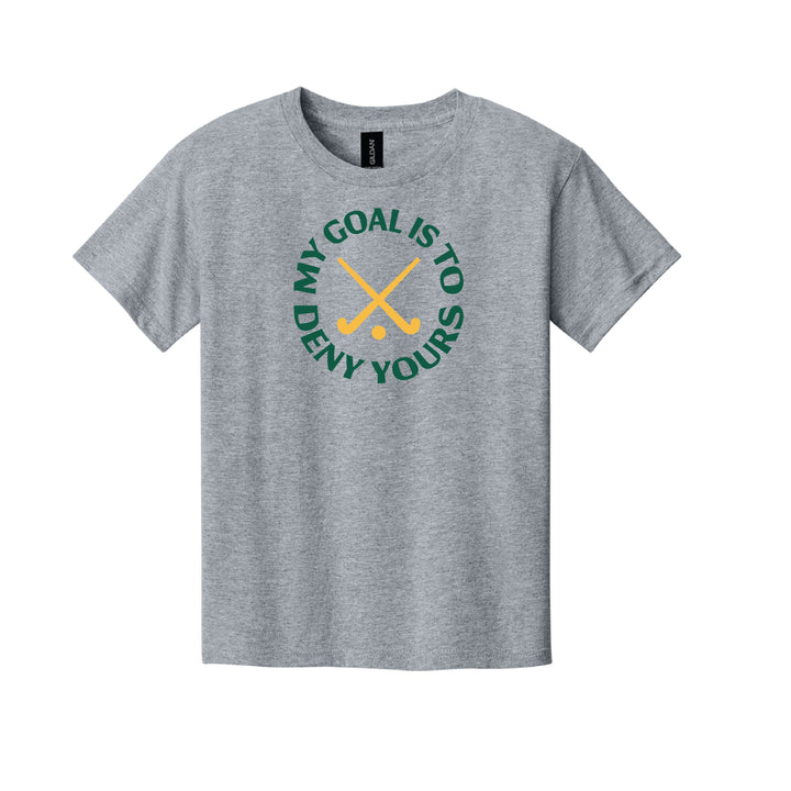 Warrior Field Hockey - Youth Unisex Light Cotton Tee - Sport Grey (3000B)
