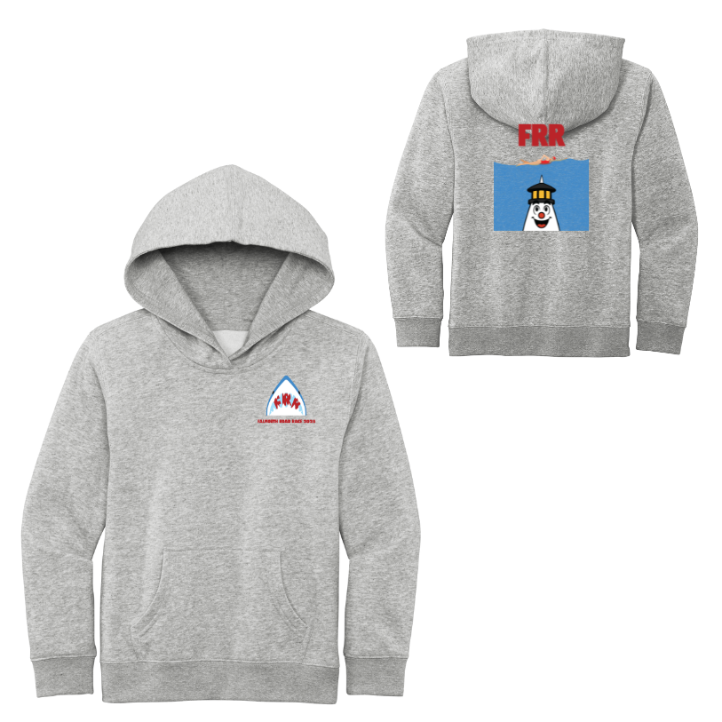 Falmouth Road Race 2025  - Youth Unisex Fleece Hoodie (DT6100Y)