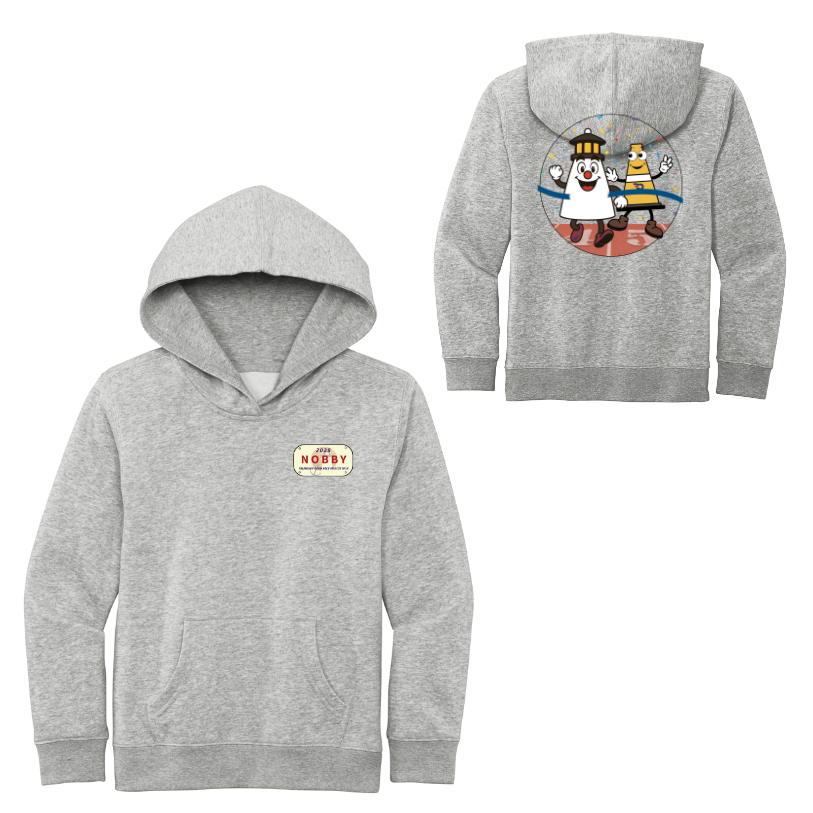 Falmouth Road Race 2025  - Youth Unisex Fleece Hoodie (DT6100Y)