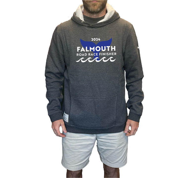 Sudadera unisex Asics Falmouth Road Race 2024 Finisher - Sunday Sana Fleece gris oscuro (2033B739) FRR40 (POS)