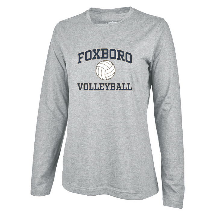 Camiseta de manga larga Comfort Core para mujer de Foxboro Volleyball (2330) 