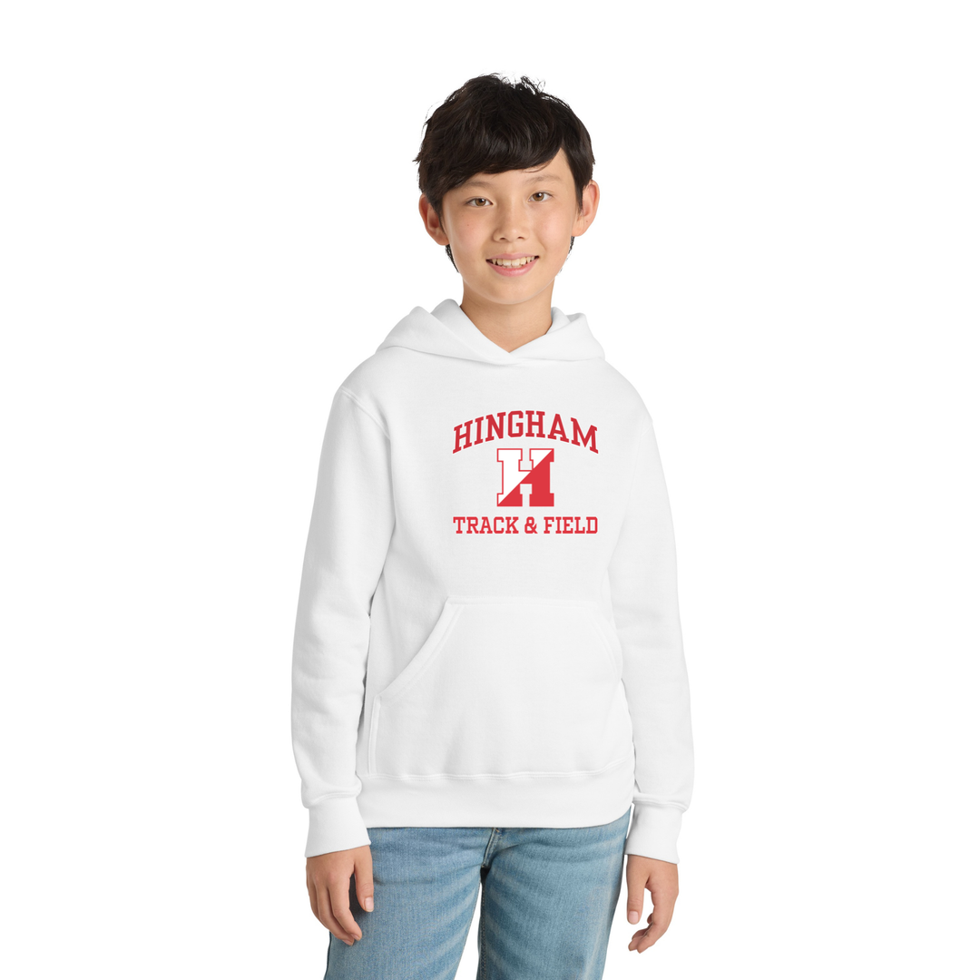 Hingham Youth XC & TF - YOUTH Fleece Pullover Hooded Sweatshirt (PC90YH)