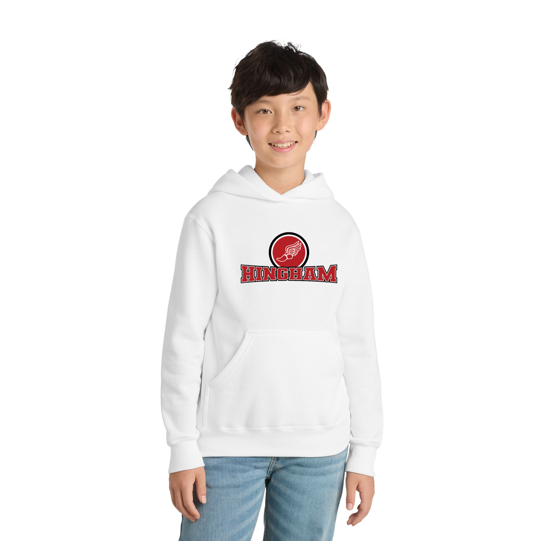 Hingham Youth XC & TF - YOUTH Fleece Pullover Hooded Sweatshirt (PC90YH)