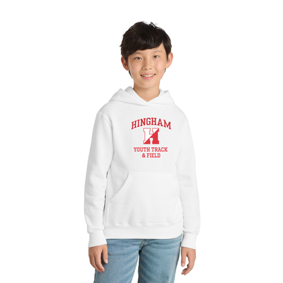 Hingham Youth XC & TF - YOUTH Fleece Pullover Hooded Sweatshirt (PC90YH)