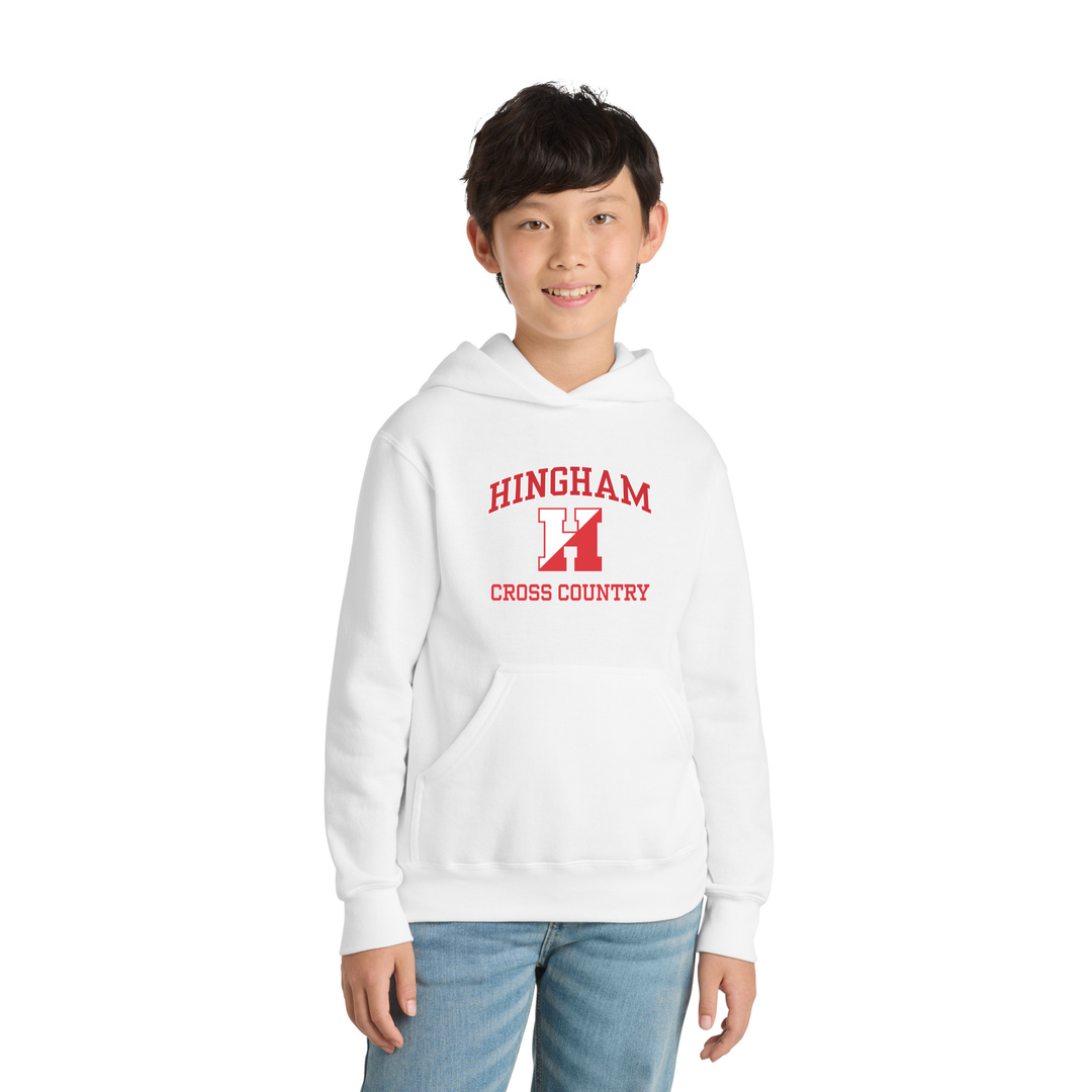 Hingham Youth XC & TF - YOUTH Fleece Pullover Hooded Sweatshirt (PC90YH)