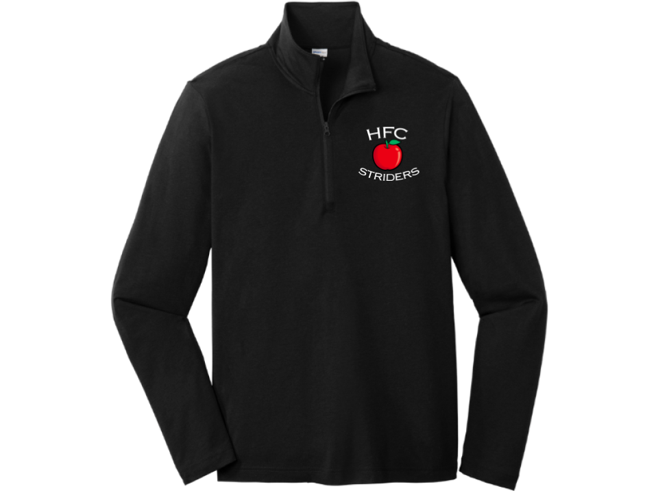HFC Striders - Men's Triblend Wicking 1/4 Zip-Pullover (ST407)
