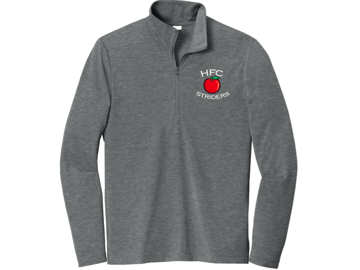 HFC Striders - Men's Triblend Wicking 1/4 Zip-Pullover (ST407)