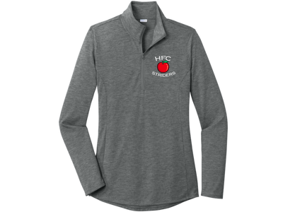 HFC Striders - Women's Triblend Wicking 1/4 Zip-Pullover (LST407)