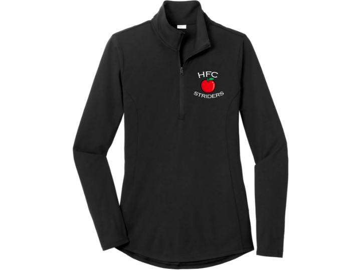 HFC Striders - Women's Triblend Wicking 1/4 Zip-Pullover (LST407)