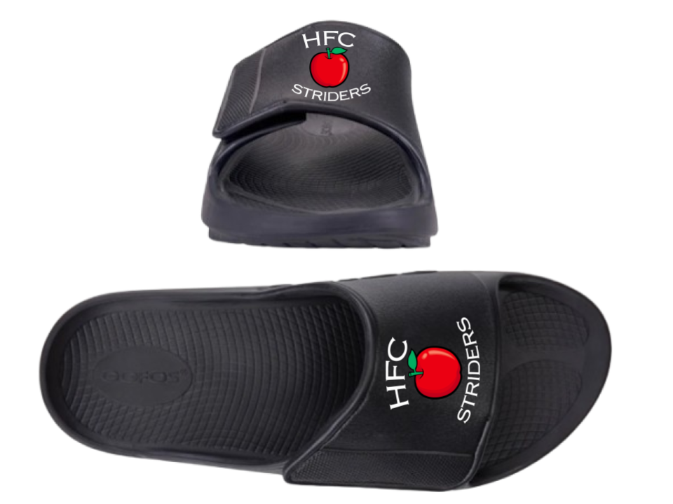 Sandalias deportivas flexibles Oofos OOahh de Wellesley Track and Field (1550)