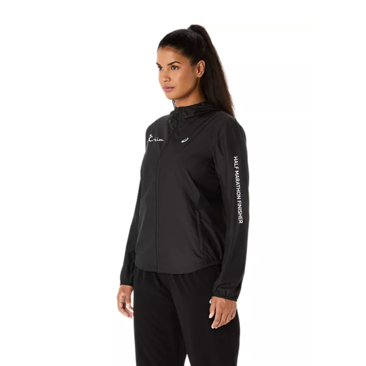 Crim 49 Finisher 2026 - ASICS Women's Silver Jacket Black (2012D148)  (Left Chest (CFR-60)
