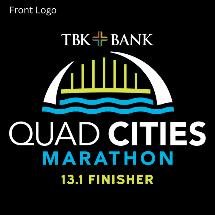 Quad Cities HALF MARATHON FINISHER APPAREL - ASICS Women's Silver Jacket Black (2012D148) (QCM-12 /QCM-06)