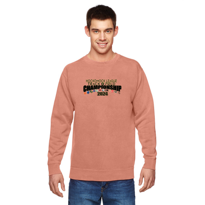 Hockomock Track & Field Championship - Adult Unisex Crewneck Sweatshirt (1566)