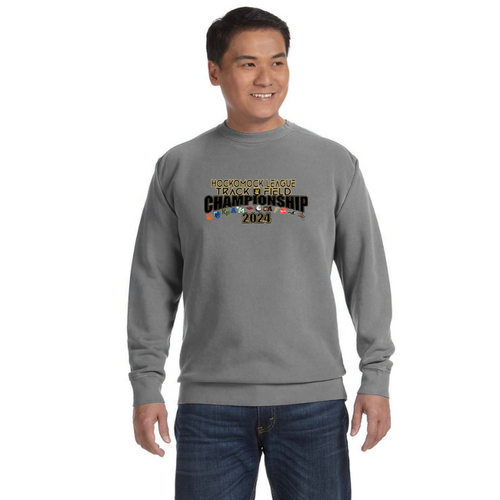 Hockomock Track & Field Championship - Adult Unisex Crewneck Sweatshirt (1566)