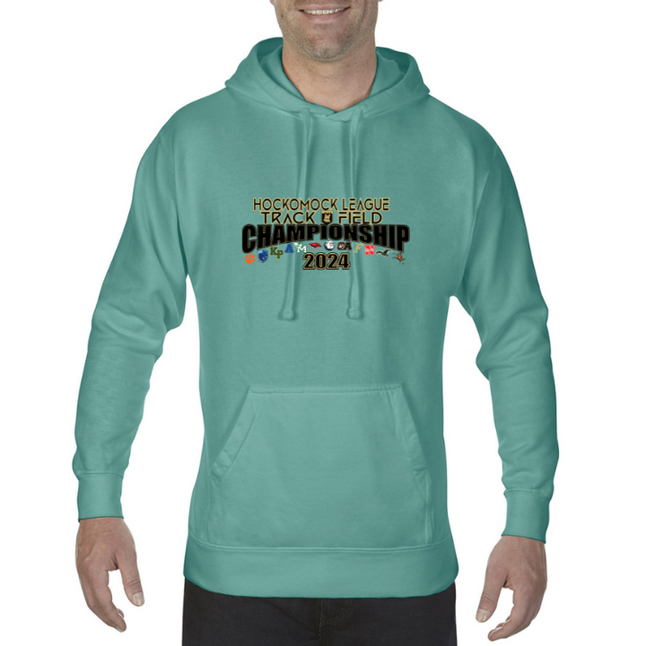 Sudadera con capucha unisex para adultos del campeonato de atletismo de Hockomock (1567)