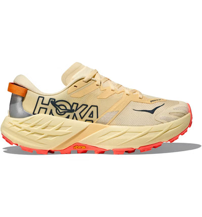 HOKA Women's Speedgoat 7 - VINTAGE YELLOW / NEON FLAME (Wide)