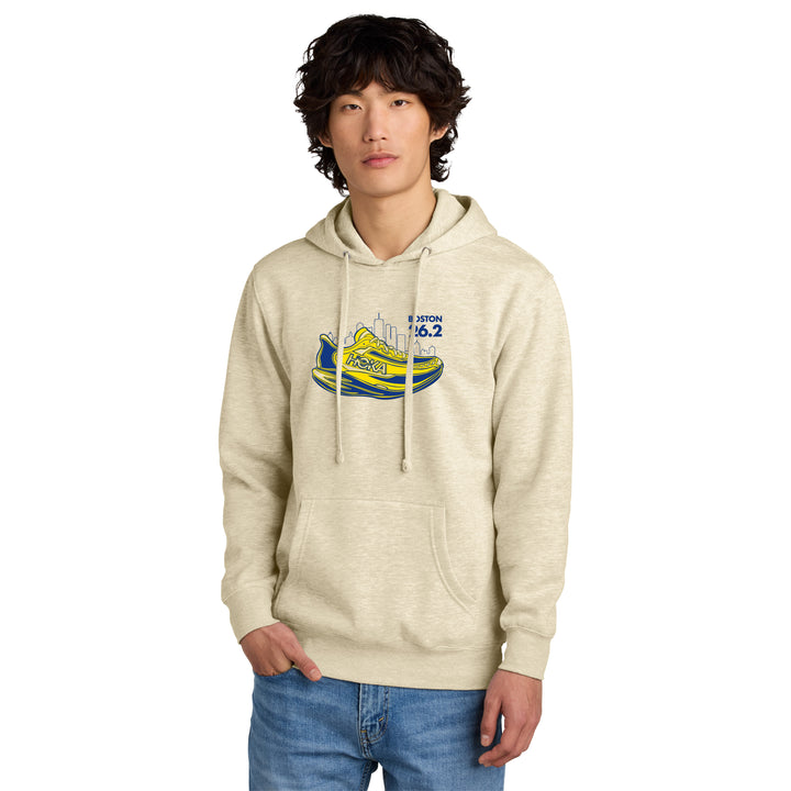Hoka Boston 26.2 - District V.I.T. Unisex Fleece Hoodie Oatmeal Heather (DT6100) (HBM-04)
