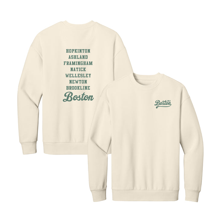 Boston 26.2 - Heavyweight Griege Fleece Crew (DT6154) (HBM26-10 LC, HBM26-09)