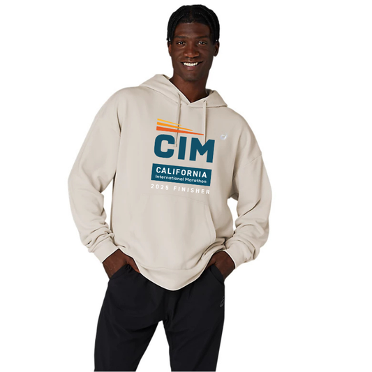 2025 California International Marathon Official Finisher - ASICS Sweat Relax Pull Over Hoodie Oatmeal (2031E699) (CIM-01)