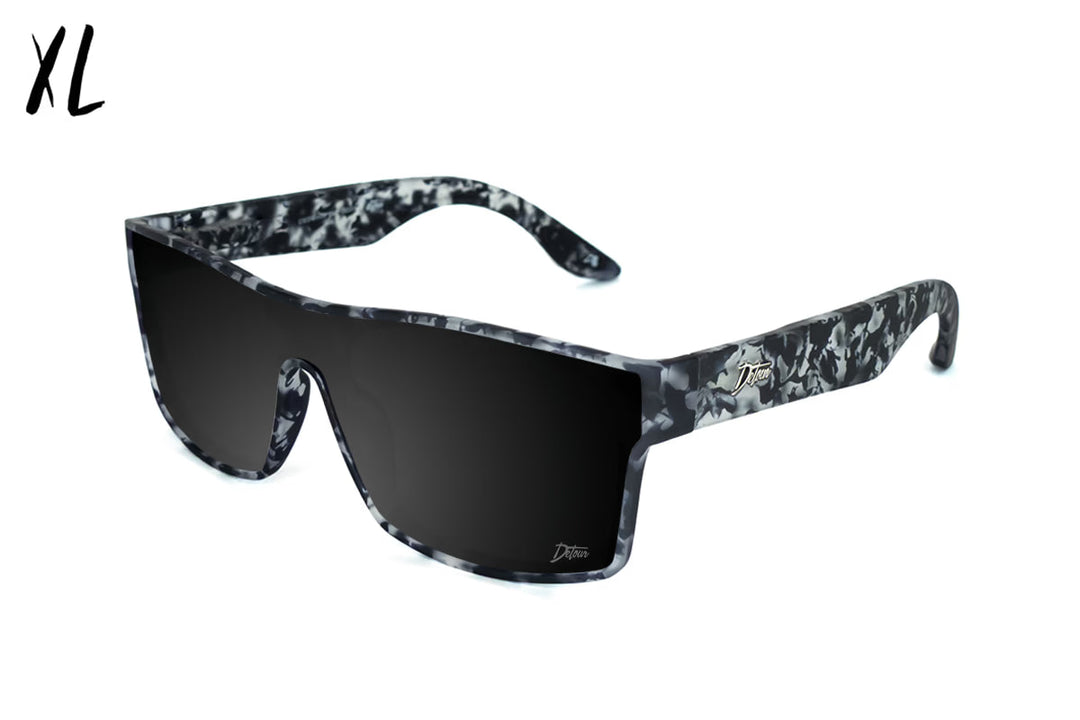 Horizon XL - Gray Tortoise - Jet Black Polarized
