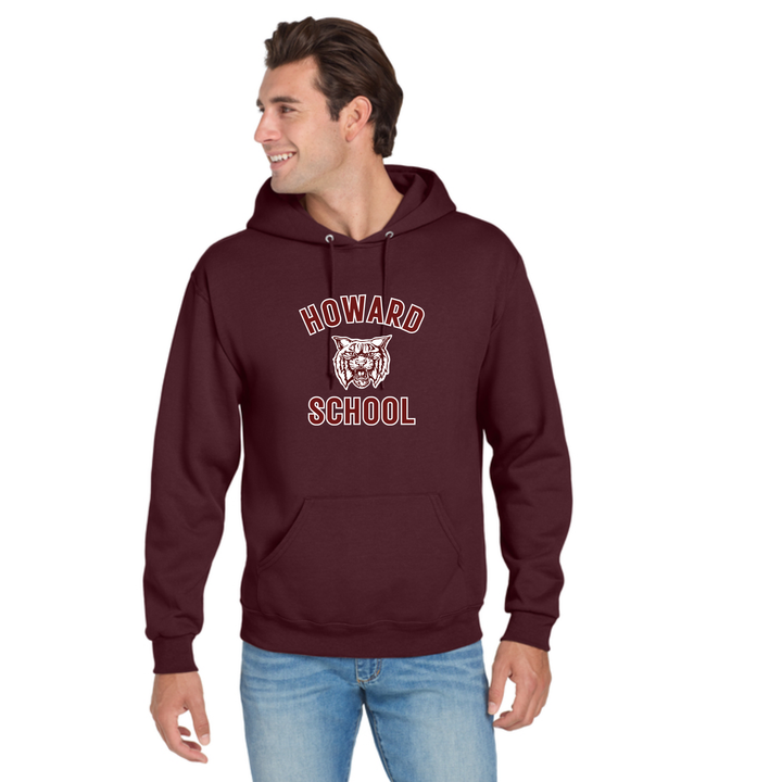 Howard School - West Bridgewater - Adult Fleece Pullover Hooded Sweatshirt (996M)