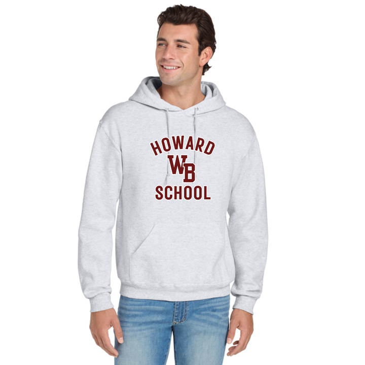 Howard School - West Bridgewater - Adult Fleece Pullover Hooded Sweatshirt (996M)
