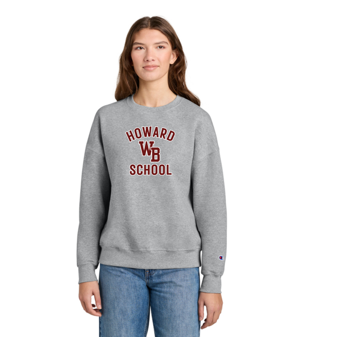 Howard School - West Bridgewater-Champion® Women’s Powerblend® Crewneck Sweatshirt (SL650)
