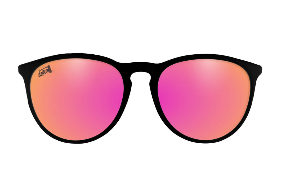 Hurricane - Matte Black - Pink Lemonade Polarized