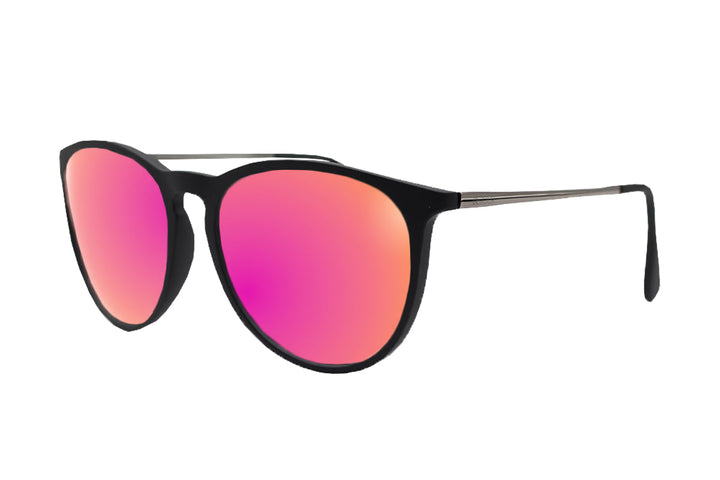 Hurricane - Matte Black - Pink Lemonade Polarized