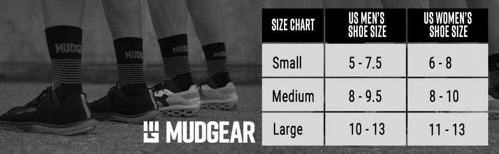 MudGear Hybrid Training Sock (BLUE)