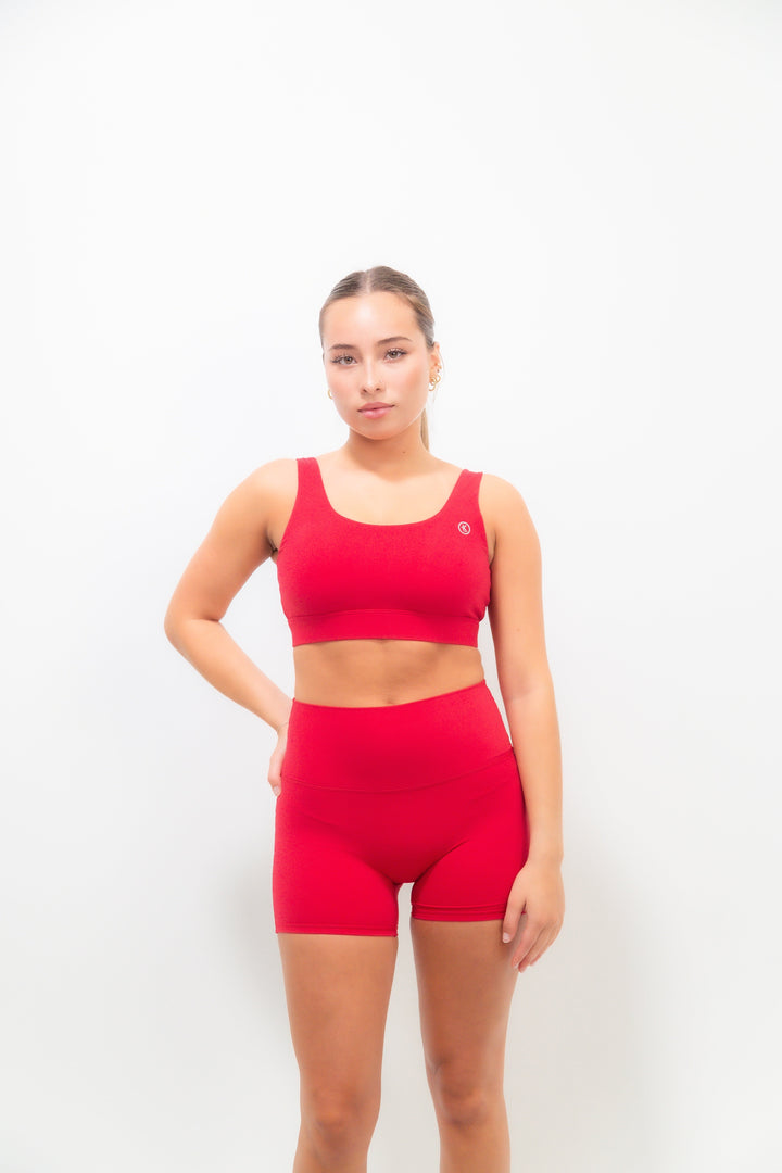 I Am Beautifully Radiant Quick-Dry Butter Red Short