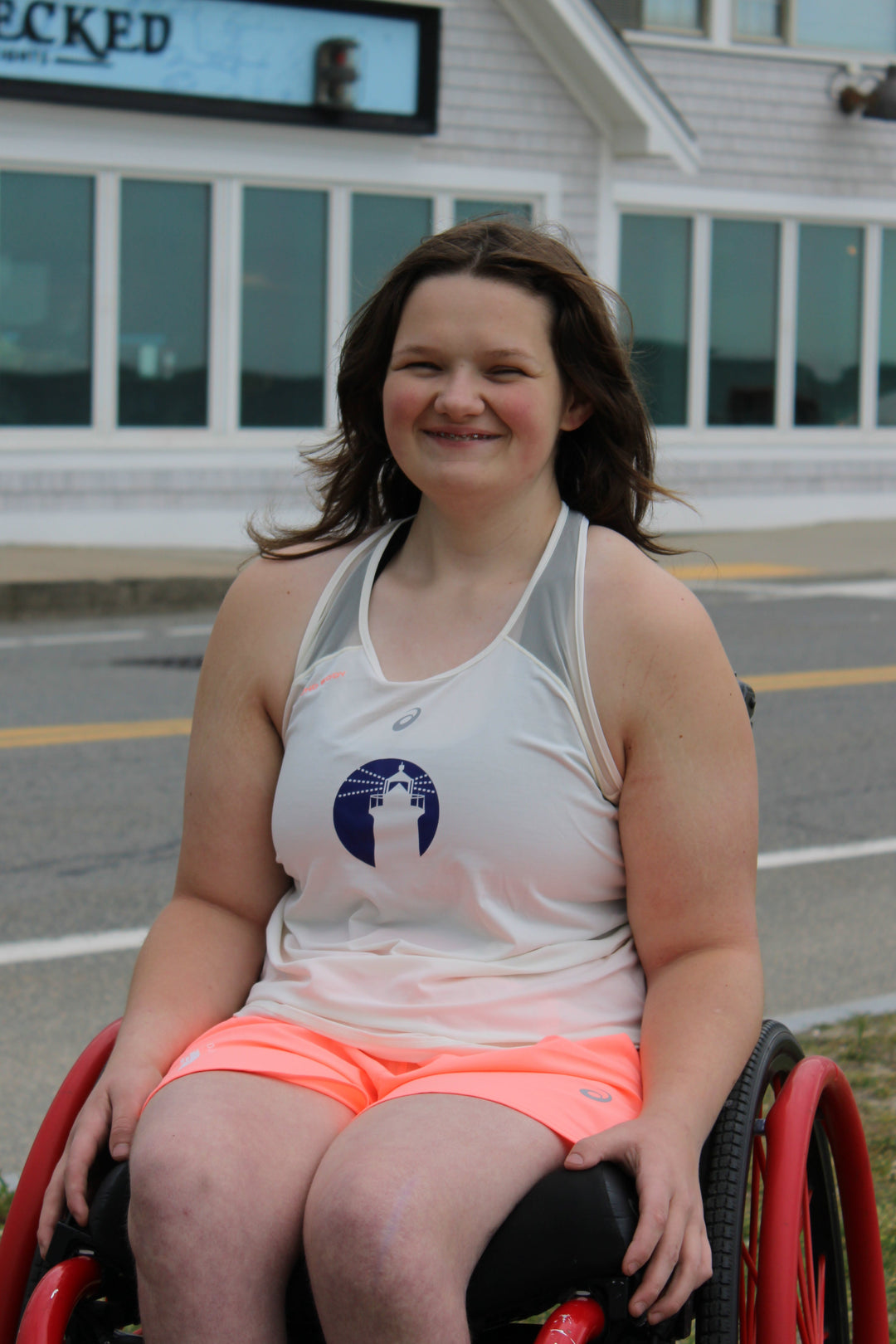 ASICS Falmouth Road Race 2026 - ASICS Women's Road Tank - Cream (2012D370) (FRR26-09 Small Front Chest, FRR26-19 Back))