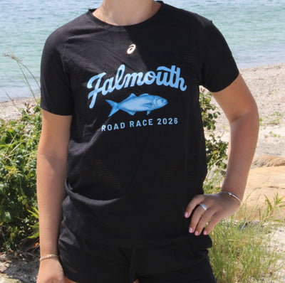Falmouth Road Race 2026 - ASICS Women's Metarun Short Sleeve Top Black (2012D418) (FRR26-31 FC)