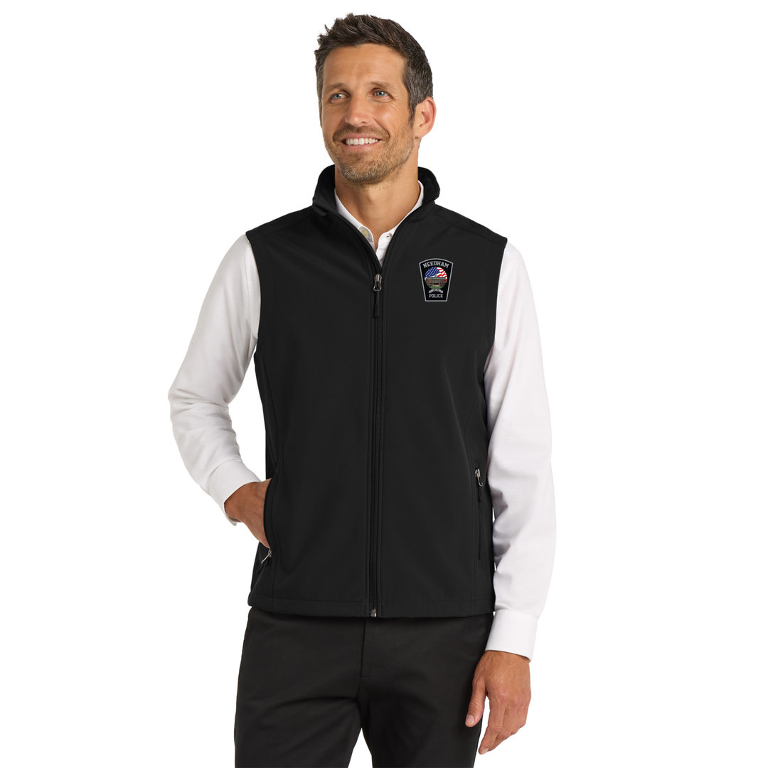 Needham Police - Men's Core Soft Shell Vest (J325)