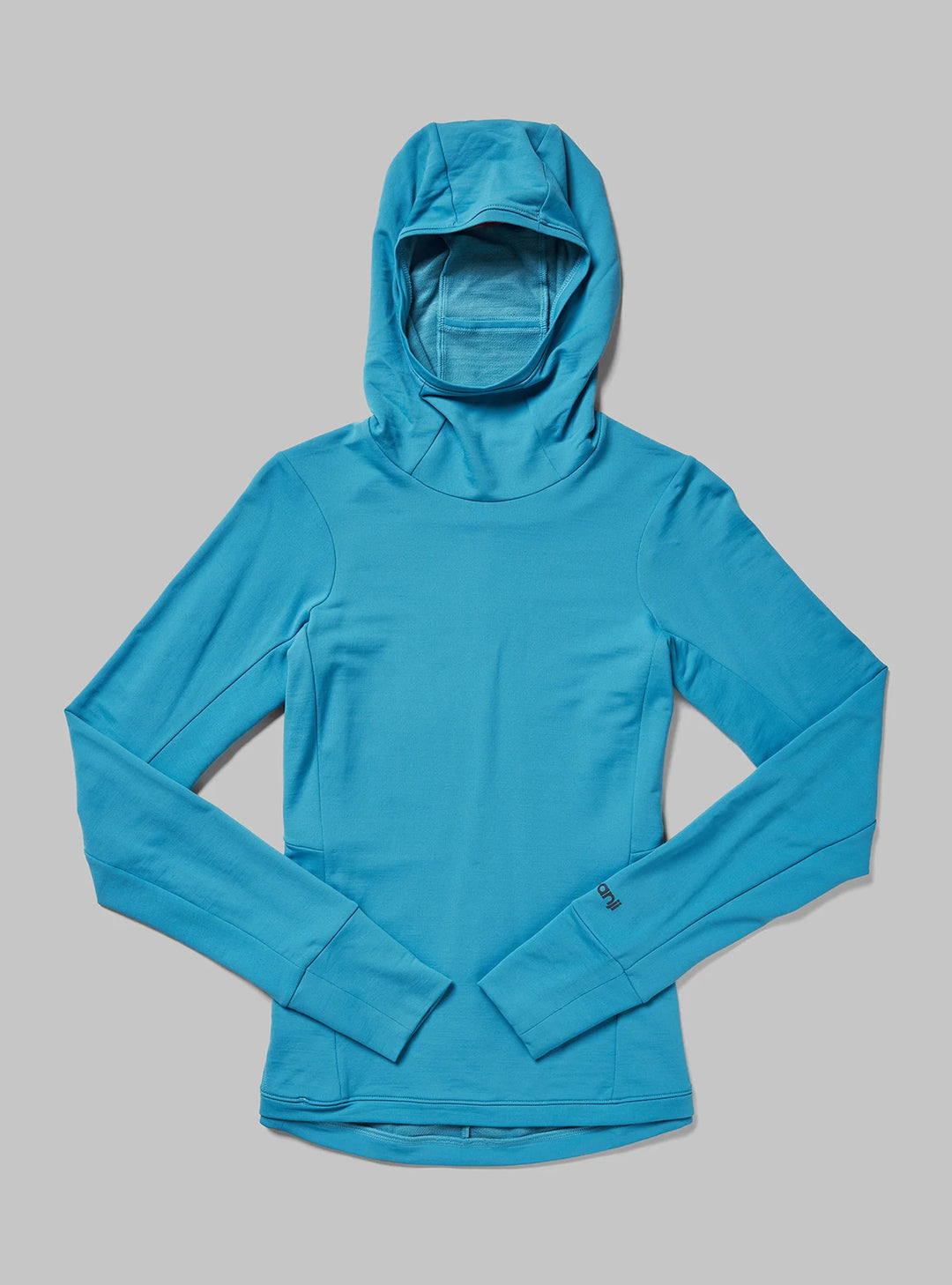 Sudadera con capucha Janji Rover Merino - Bluebird - MUJER