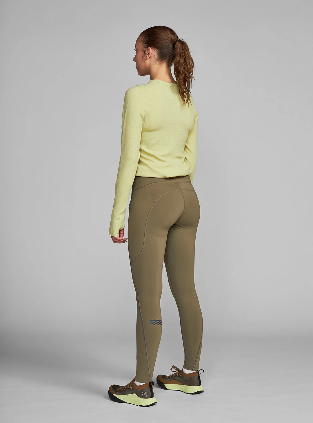 Mallas de forro polar Janji Aurora - Conífera - MUJER