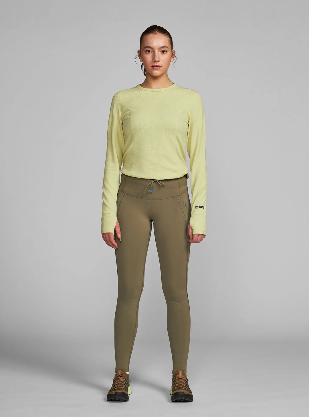 Mallas de forro polar Janji Aurora - Conífera - MUJER