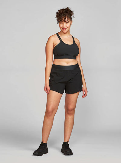 Pantalón corto Janji Cadence de 4" - Medianoche - MUJER