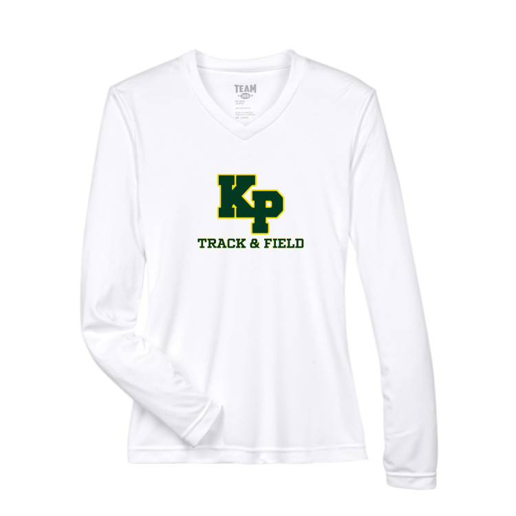 Camiseta de manga larga de alto rendimiento para mujer del equipo 365 de King Philip Track &amp; Field (TT11WL)