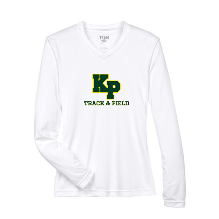 Camiseta de manga larga de alto rendimiento para mujer del equipo 365 de King Philip Track &amp; Field (TT11WL)