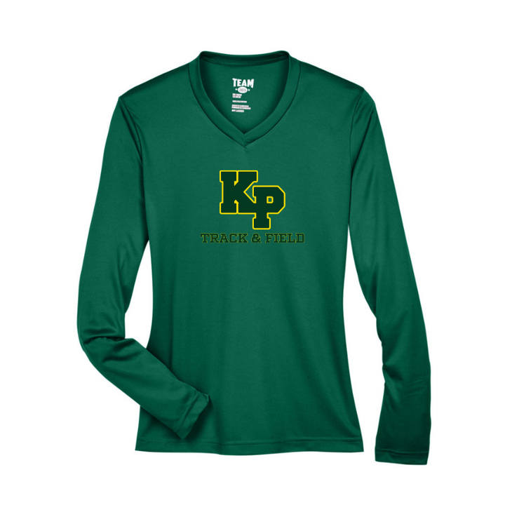 Camiseta de manga larga de alto rendimiento para mujer del equipo 365 de King Philip Track &amp; Field (TT11WL)