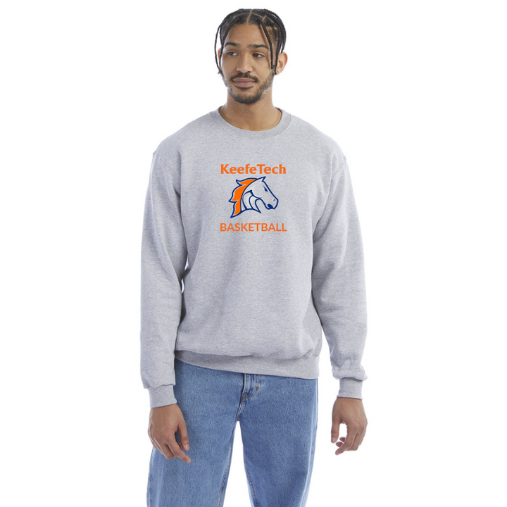 Keefe Tech Basketball - Champion Crewneck Sweatshirt (S600)