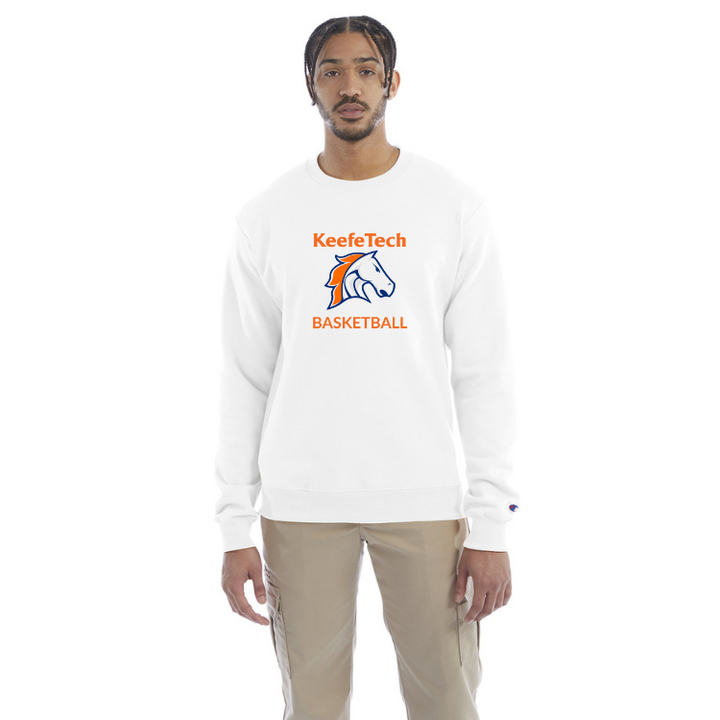 Keefe Tech Basketball - Champion Crewneck Sweatshirt (S600)